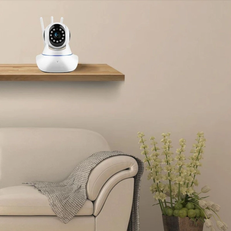 CAMARA DE SEGURIDAD IP MOTORIZADA WIFI GIRA 350° HOGAR LAU - 1