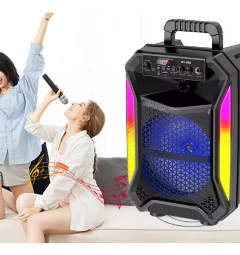 PARLANTE PORTATIL INALAMBRICO BLUETOOH MUSICA HOGAR LAU - 9