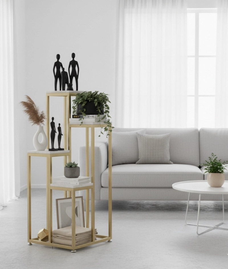 PORTA MACETAS SOPORTE ELEVADO MULTIFUNCIONAL MODERNO JHN - 10