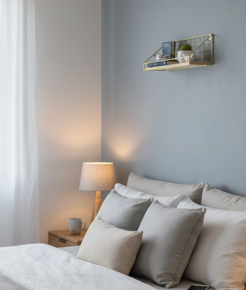 ESTANTE PARED REPISA DISEÑO MODERNO ALMACENAMIENTO JHN - 10