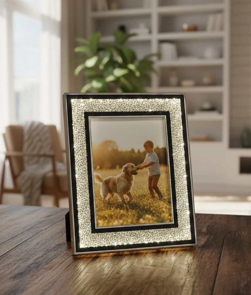 MARCO FOTOS DECORATIVO ELEGANTE USB ADORNO HOGAR JHN - 10