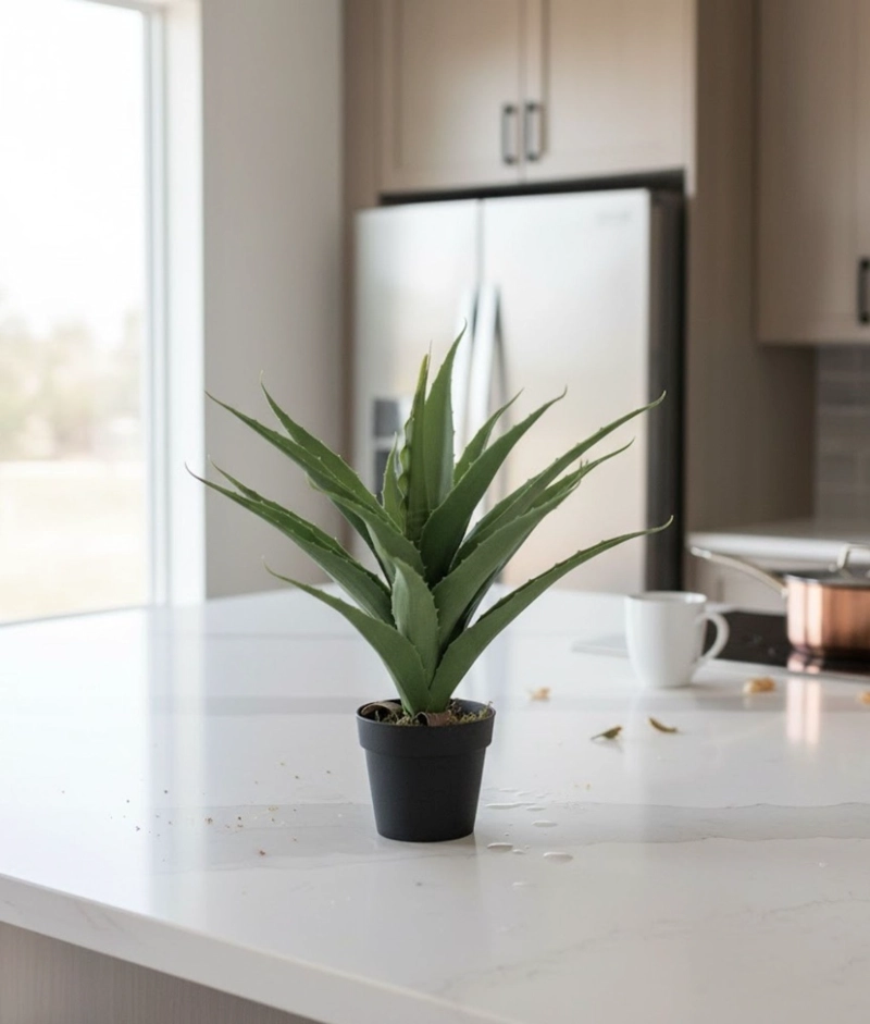 PLANTA ARTIFICIAL DECORATIVA ESTILIZADA ELEGANTE ADORNO JHN - 9