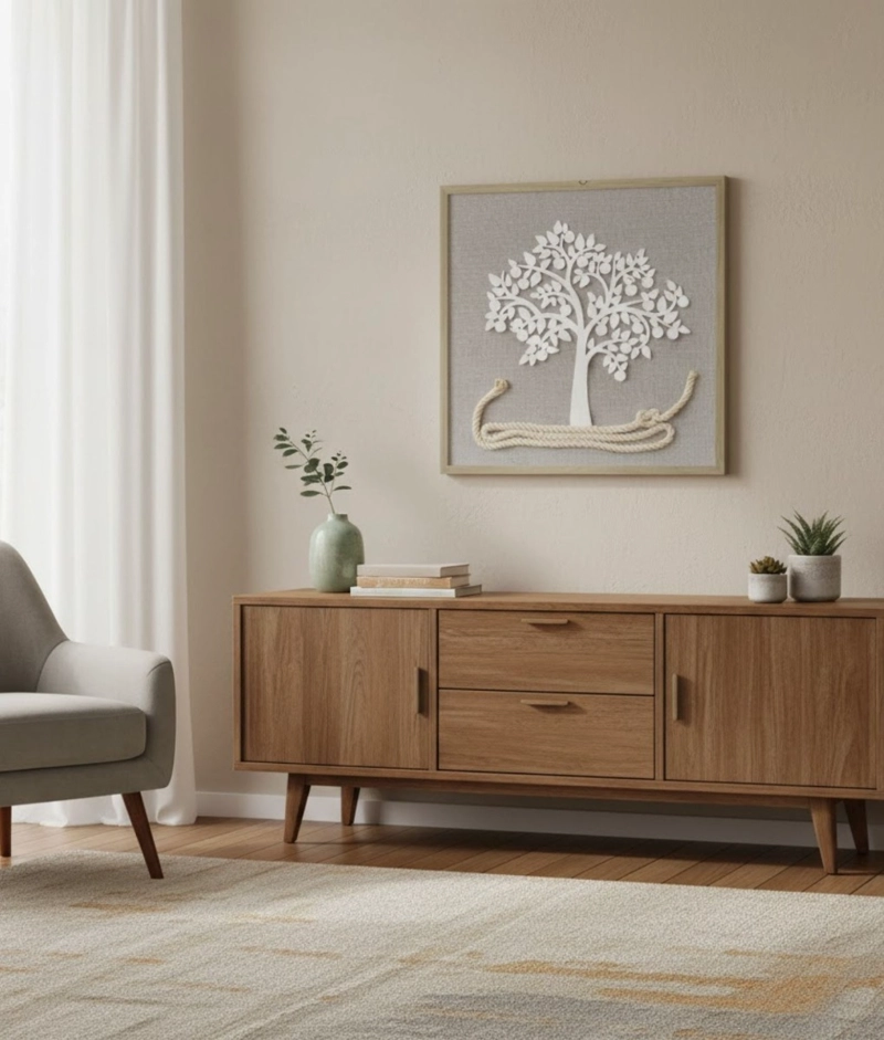 CUADRO DECORATIVO ARBOL VIDA ARTE ADORNO PARED JHN - 7