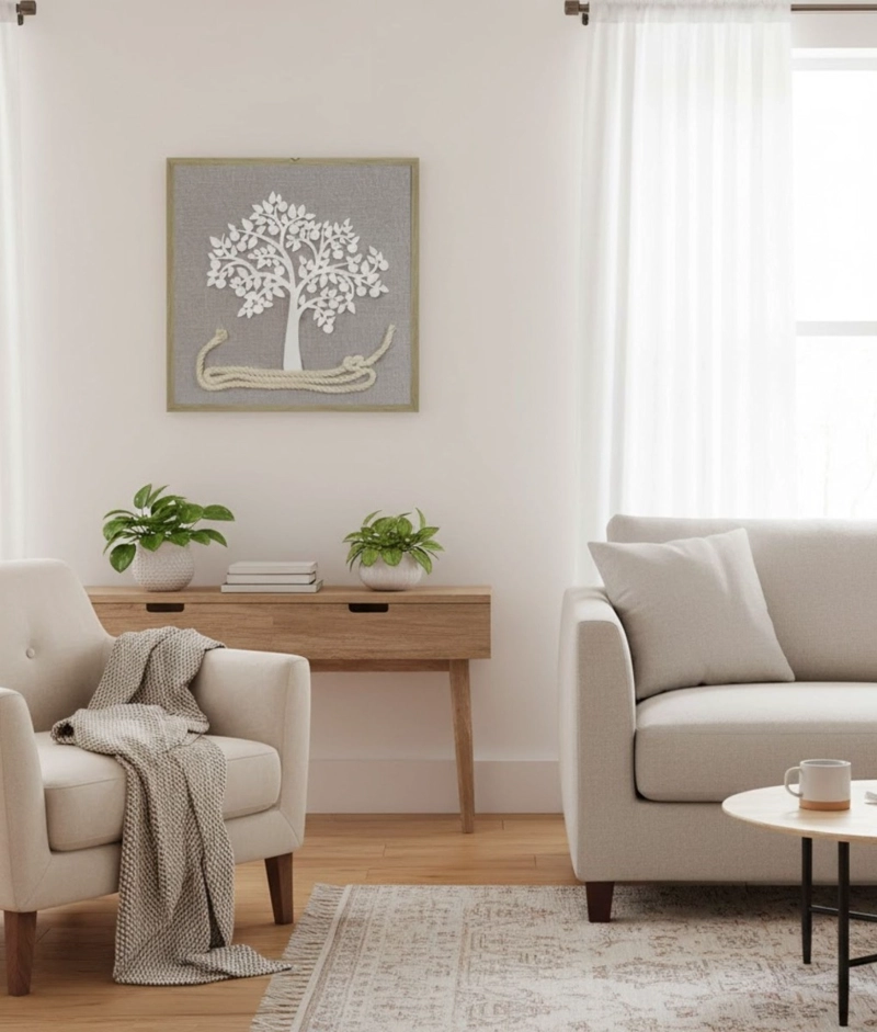 CUADRO DECORATIVO ARBOL VIDA ARTE ADORNO PARED JHN - 10