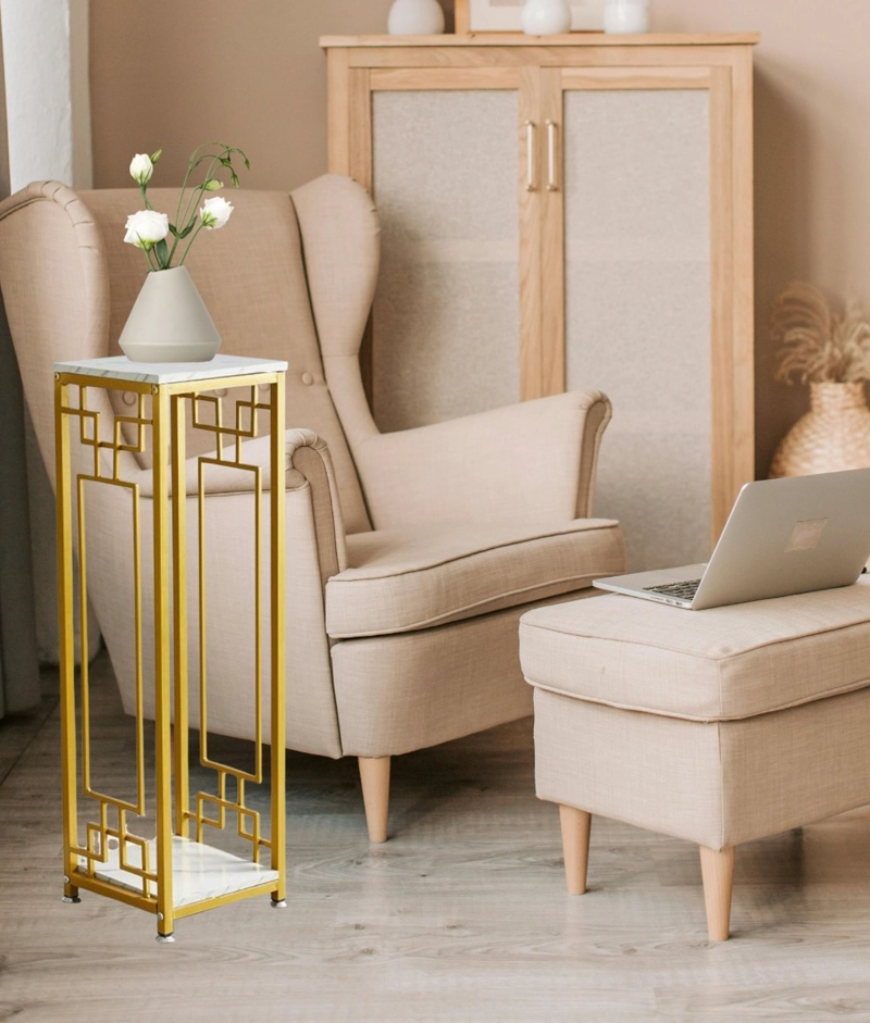 PORTA MACETAS 2 NIVELES DECORATIVO SOPORTE PLANTAS JHN - 7