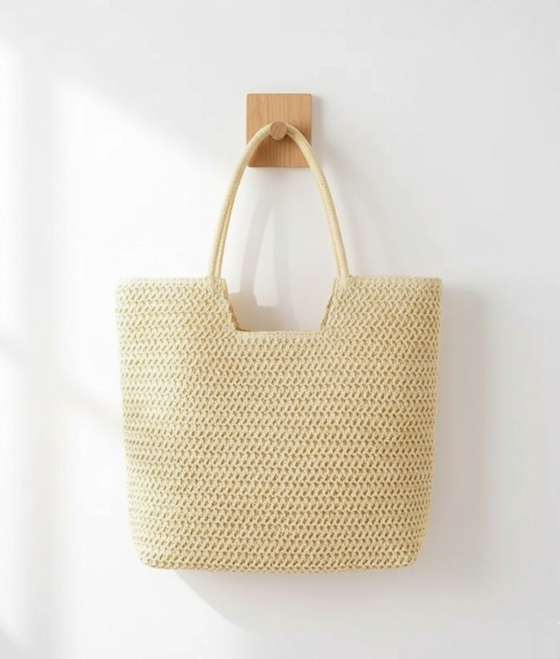 CARTERA BOLSO MODERNO TEJIDO TEXTURIZADO ESTILO ELEGANTE JHN - 2