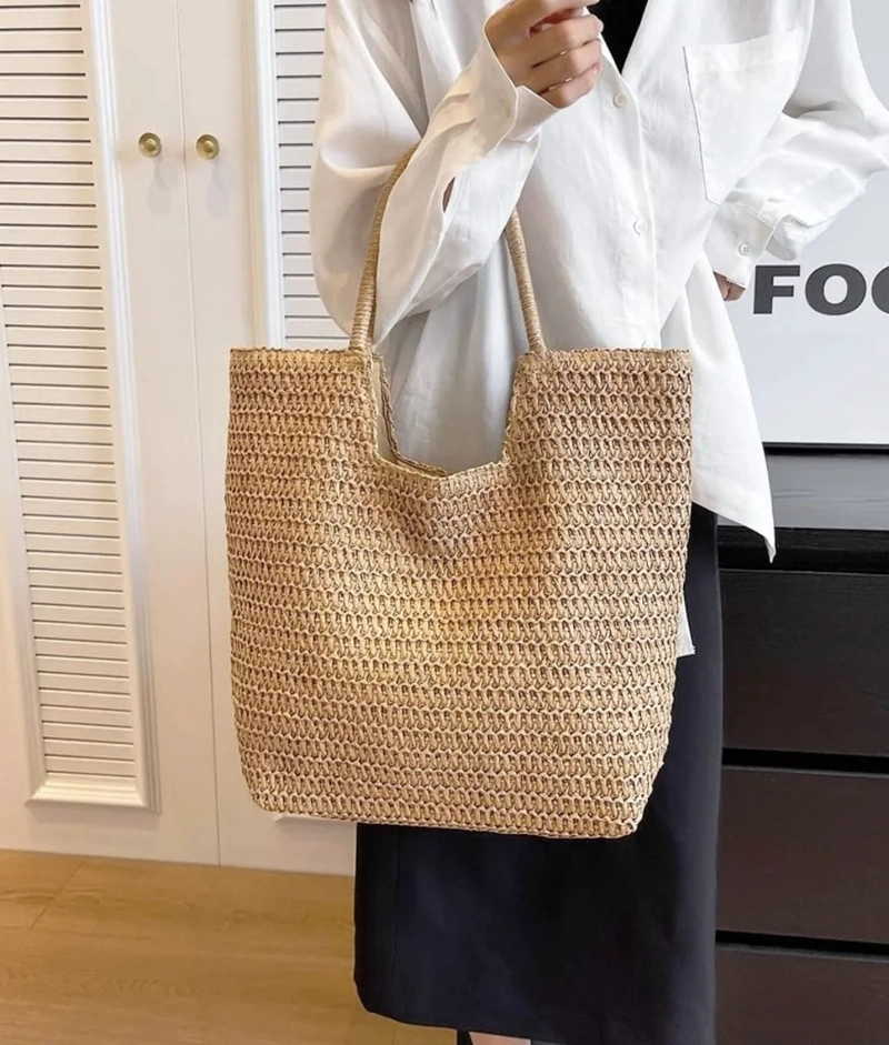 CARTERA BOLSO MODERNO TEJIDO TEXTURIZADO ESTILO ELEGANTE JHN - 4