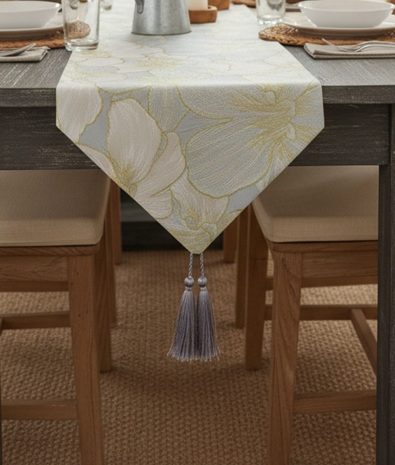 CAMINO MESA ELEGANTE MANTEL ESTILO NORDICO DECORATIVO JHN - 2