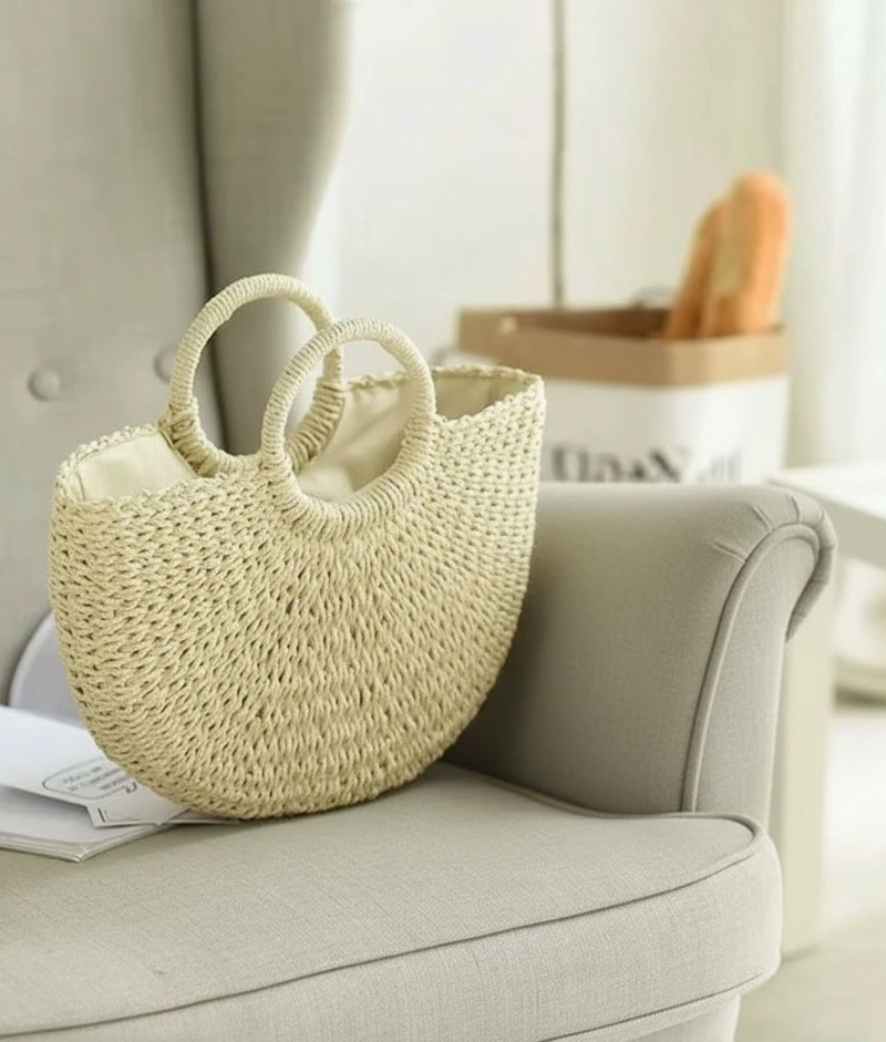 CARTERA BOLSO MANO ASAS REDONDAS ESTILO BOHEMIO VERSATIL JHN - 9