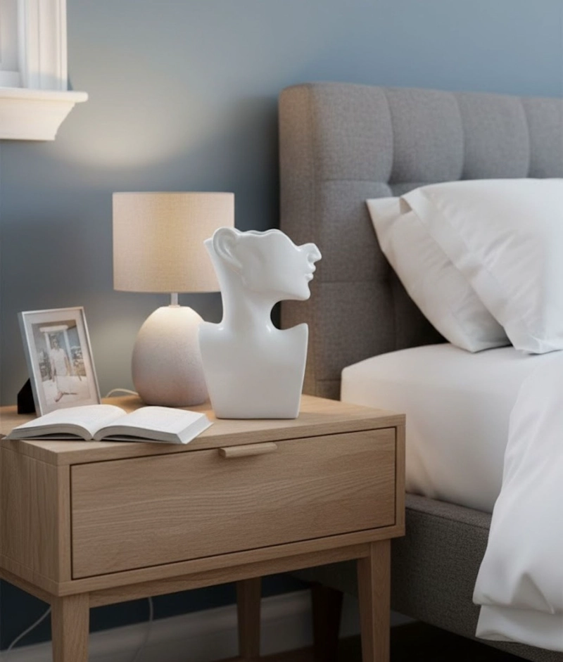 ESTATUA DECORATIVA ADORNO MINIMALISTA FORMA HUMANA JHN - 10