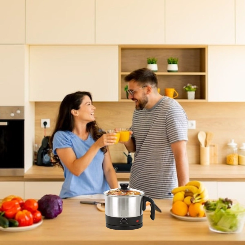 OLLA PORTATIL CAPACIDAD 1.5L PRACTICA COCINA HOGAR LAU - 8