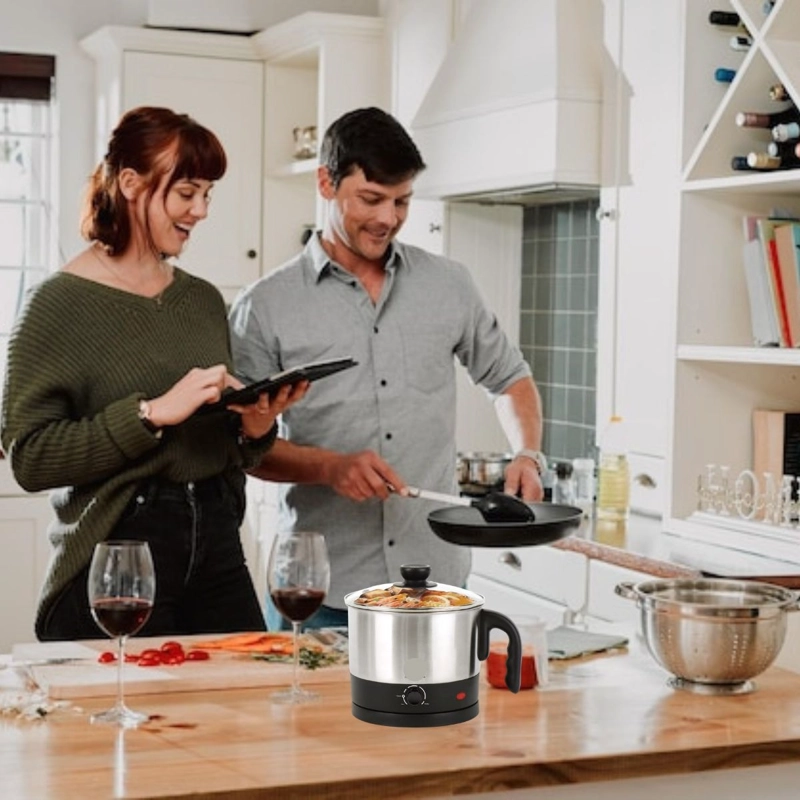 OLLA PORTATIL CAPACIDAD 1.5L PRACTICA COCINA HOGAR LAU - 9