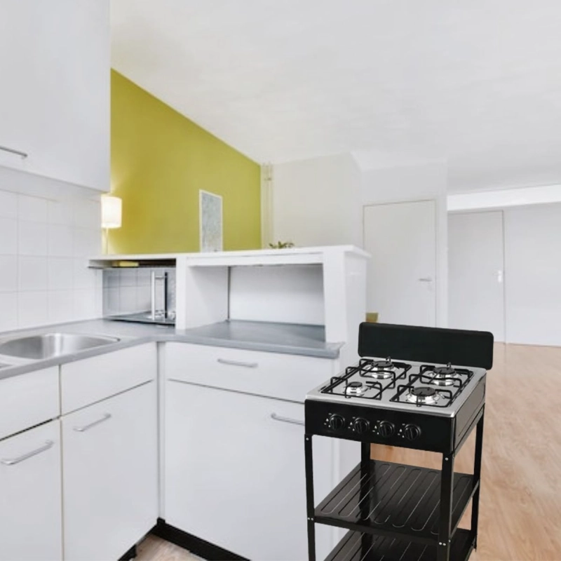 ESTUFA ENCIMERA PORTATIL COCINA 4 QUEMADORES CAMPING LAU - 4