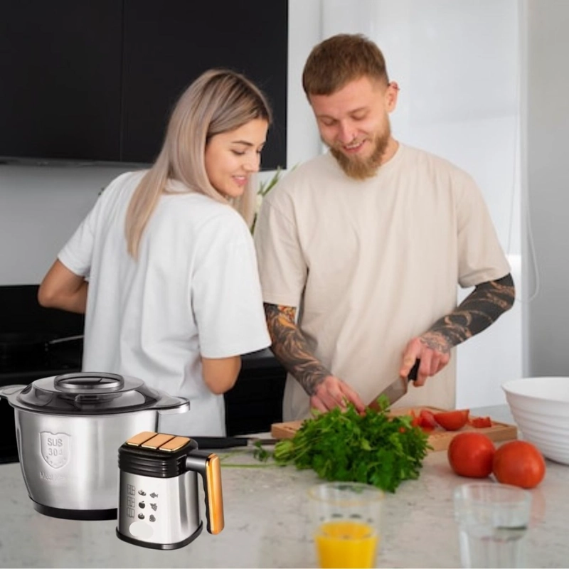 PROCESADOR PICATODO VERDURAS FRUTAS 2L HOGAR COCINA LAU - 2
