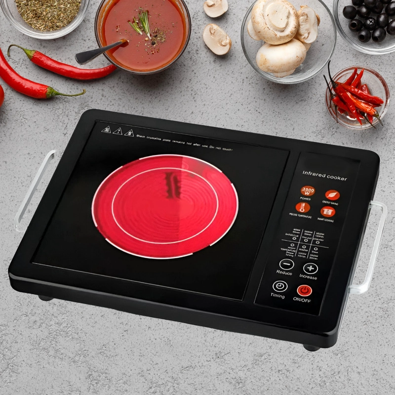 COCINA ENCIMERA PORTATIL ELE CTRICA INFRARROJA DIGITAL RONDON - 5