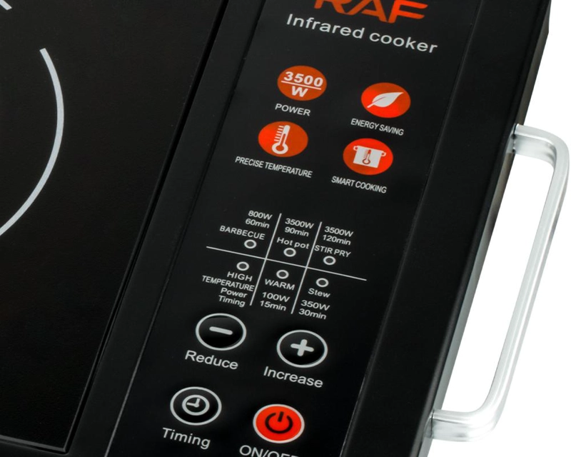 COCINA ENCIMERA PORTATIL ELE CTRICA INFRARROJA DIGITAL RONDON - 6