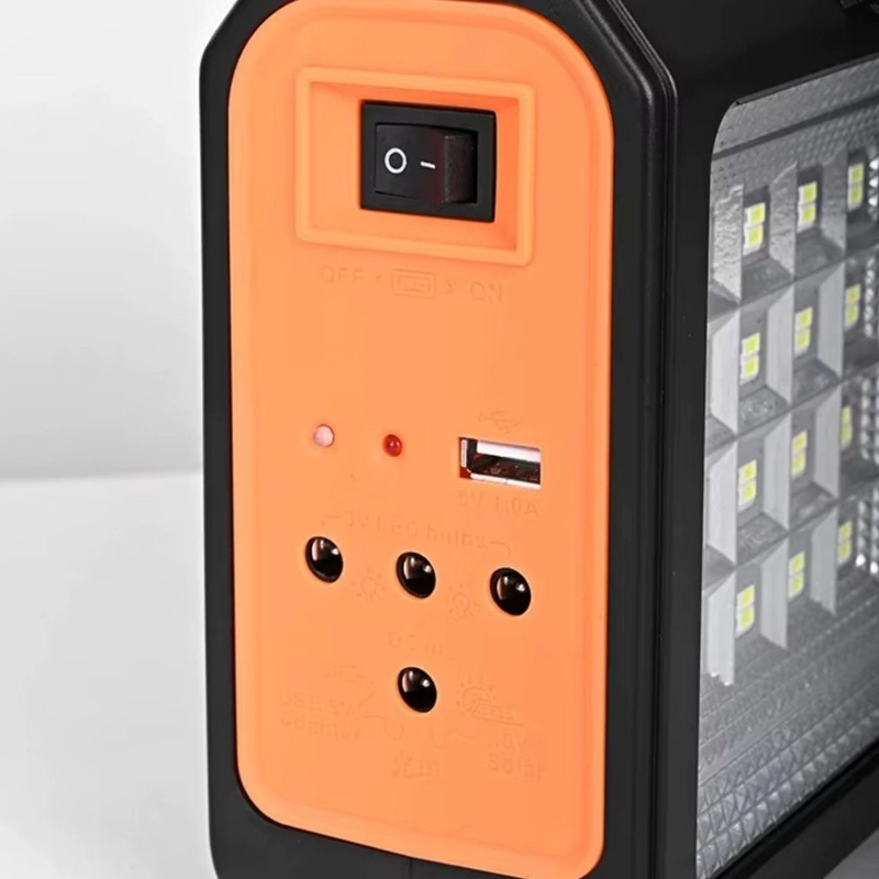 RADIO FM BLUETOOTH LAMPARA LED CARGA SOLAR CAMPING VIAJE LAU - 8