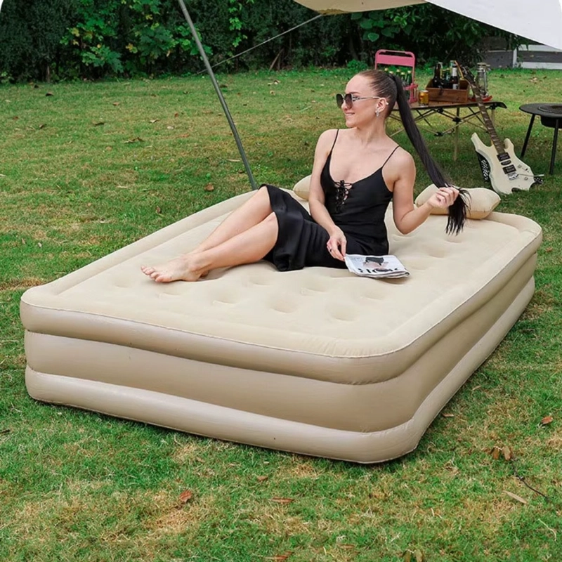 COLCHON INFLABLE DOBLE ALTO 200×150×40 VIAJE HOGAR LAU - 5