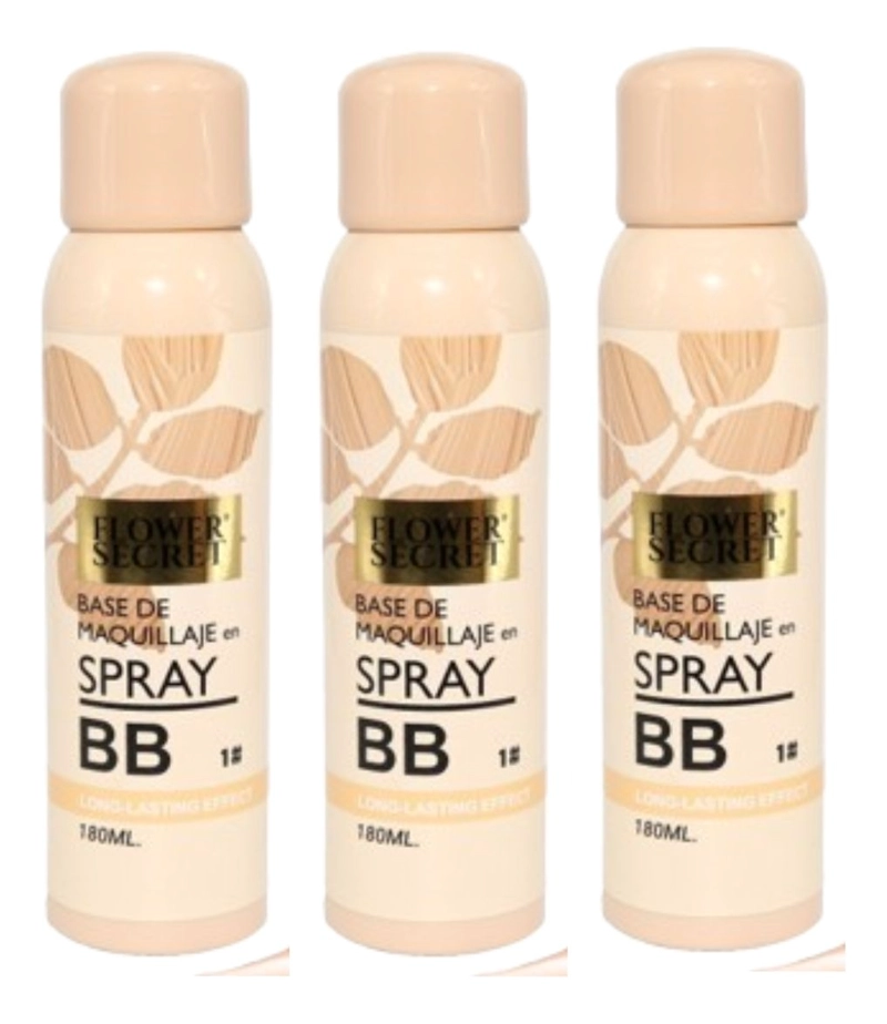 BASE DE MAQUILLAJE BB EN SPRAY LIGERA 180ML COSMETICO LAU - 5