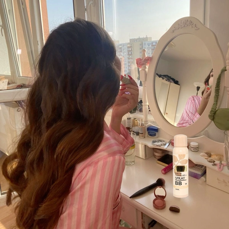 BASE DE MAQUILLAJE BB EN SPRAY LIGERA 180ML COSMETICO LAU - 9