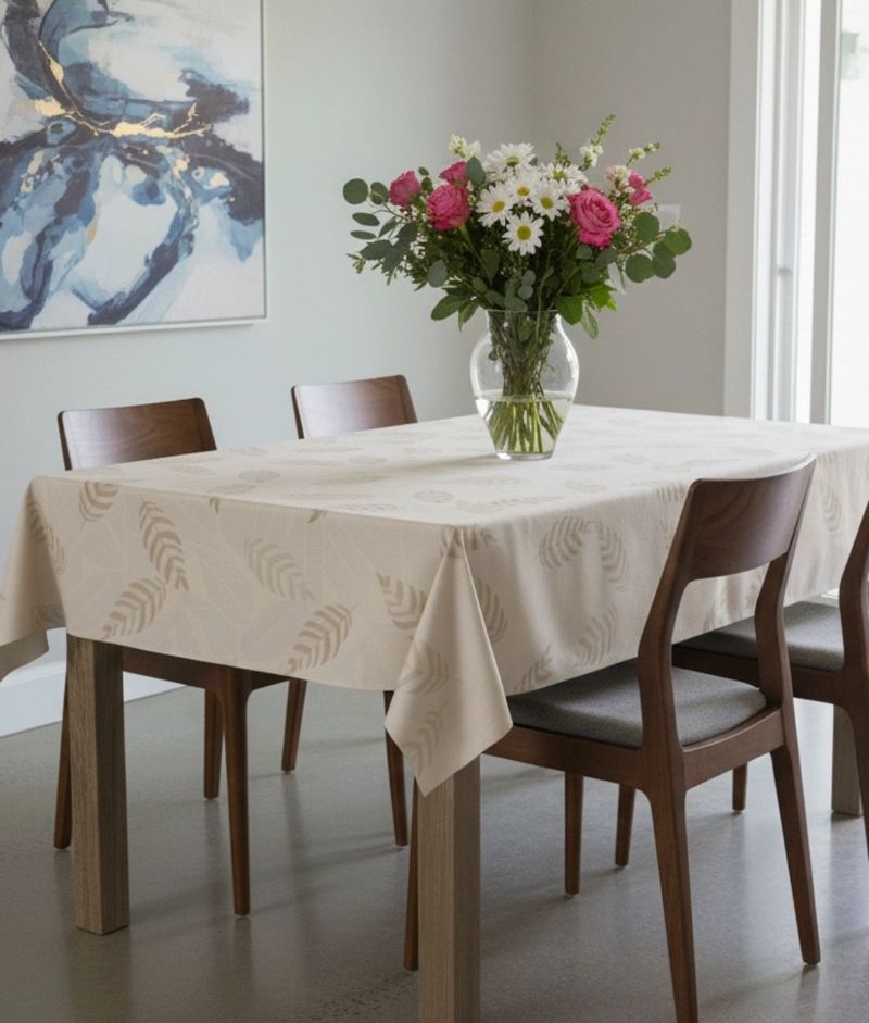 MANTEL DECORATIVO DISEÑO BOTANICO ELEGANTE MODERNO HOGAR JHN - 9