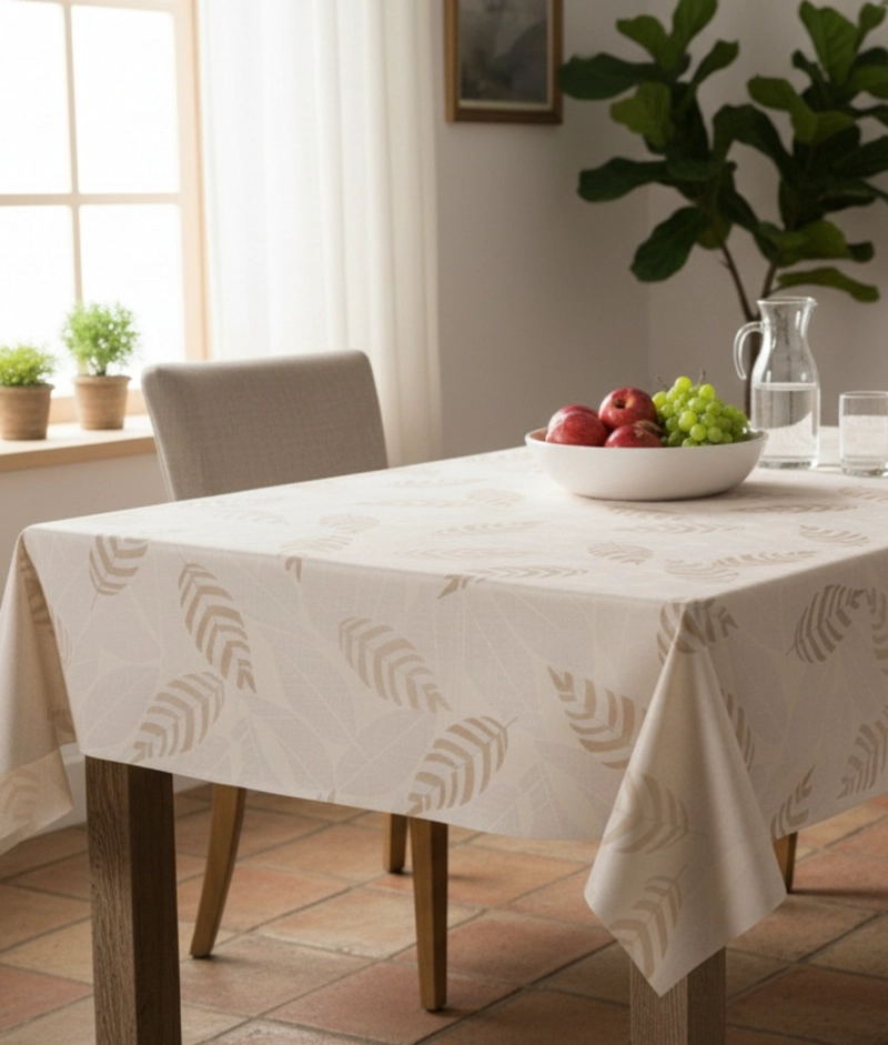 MANTEL DECORATIVO DISEÑO BOTANICO ELEGANTE MODERNO HOGAR JHN - 10