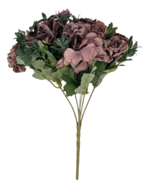 SET 4 RAMO FLORES ARTIFICIALES DECORACION HOGAR ADORNO JHN - 3