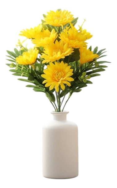 SET 2 FLORES ARTIFICIALES RAMO DECORATIVO GIRASOLES JHN - 3