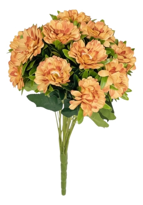 FLORES ARTIFICIALES RAMO CRISANTEMOS FLORAL DECORACION JHN - 1