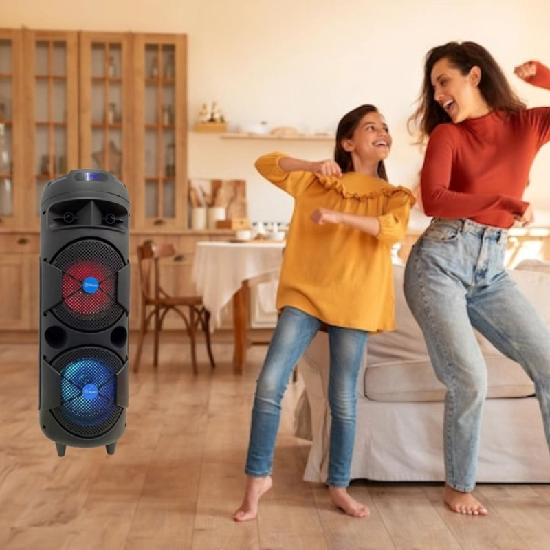 PARLANTE PORTATIL KARAOKE SUBWOOFER FIESTA HOGAR LAU - 1