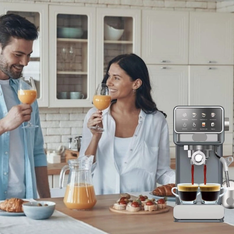 CAFETERA EXPRESO SEMIAUTOMATICA INTELIGENTE CAFE  HOGAR LAU - 7