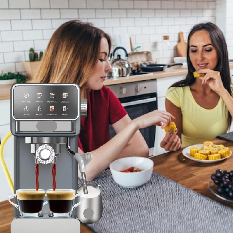 CAFETERA EXPRESO SEMIAUTOMATICA INTELIGENTE CAFE  HOGAR LAU - 10