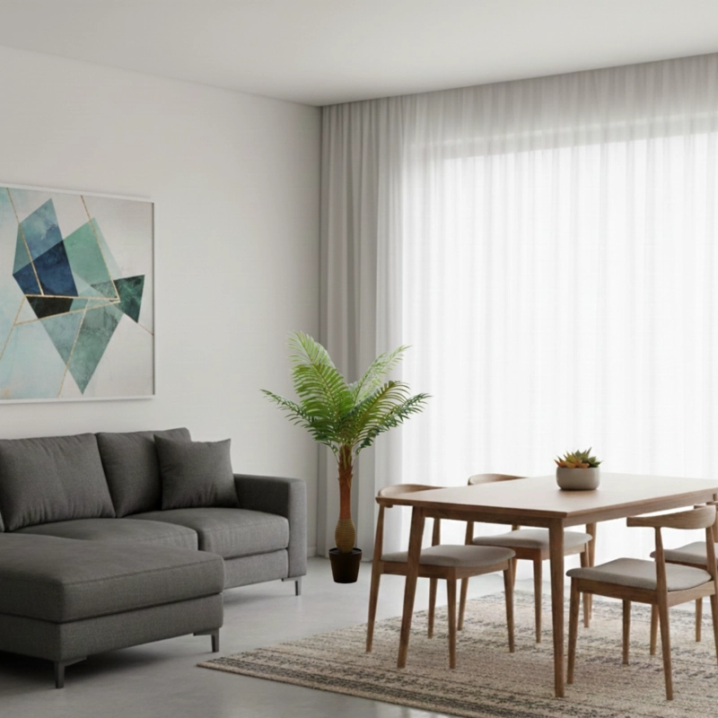 PLANTA ARTIFICIAL DECORATIVA PALMERA TROPICAL ADORNO JHN - 7