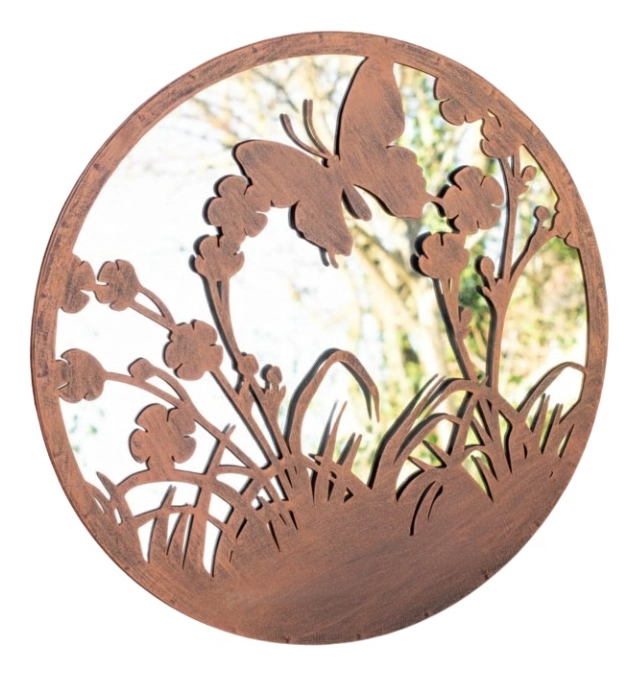 ESPEJO DECORATIVO PARED ARMONIA JARDIN ADORNO MODERNO JHN - 1
