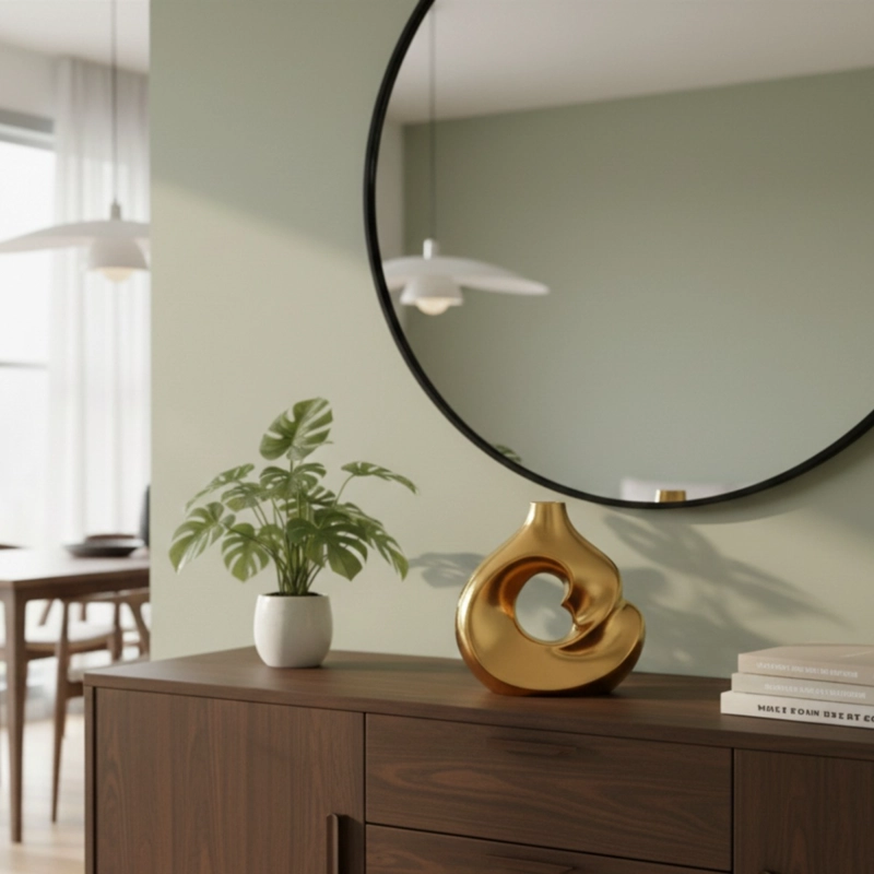FLORERO DECORATIVO JARRON DISEÑO VANGUARDISTA ADORNO JHN - 8