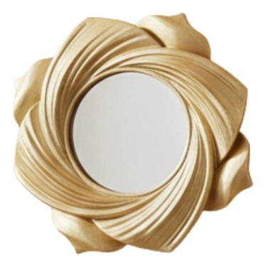 SET 2 ESPEJO DECORATIVO PARED PE TALO FLOR REMOLINO JHN - 3