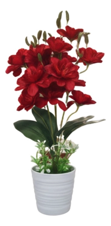 SET 2 PLANTA ARTIFICIAL ARREGLO FLORAL DECORATIVO HOGAR JHN - 3