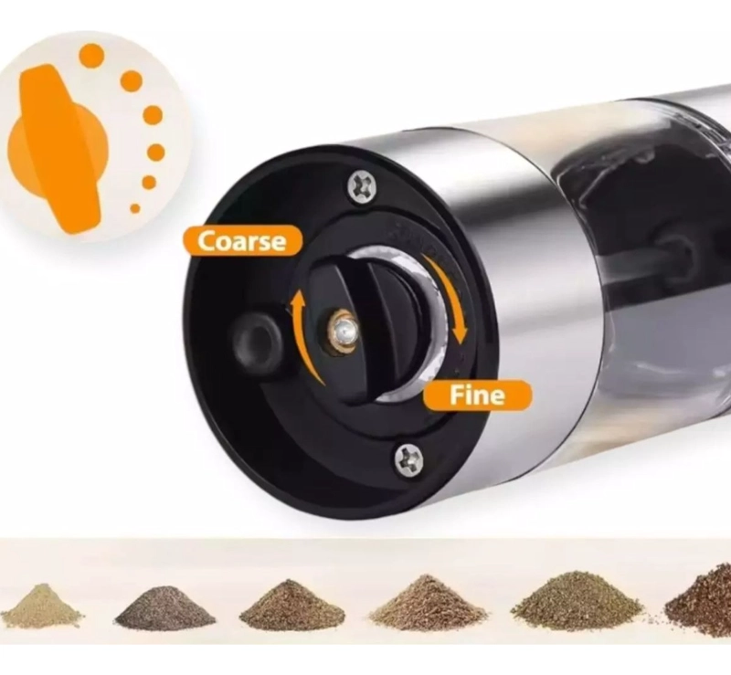 MOLINILLO MOLEDOR DE ESPECIAS CON LUZ LED HOGAR LAU - 8