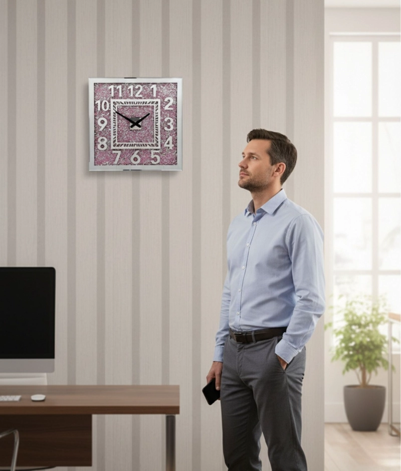 RELOJ PARED DECORATIVO DISEÑO ELEGANTE ADORNO MODERNO JHN - 6