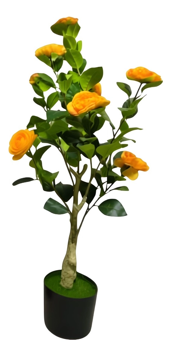 PLANTA ARTIFICIAL DECORATIVA DISEÑO FLORAL RAMIFICADO JHN - 1