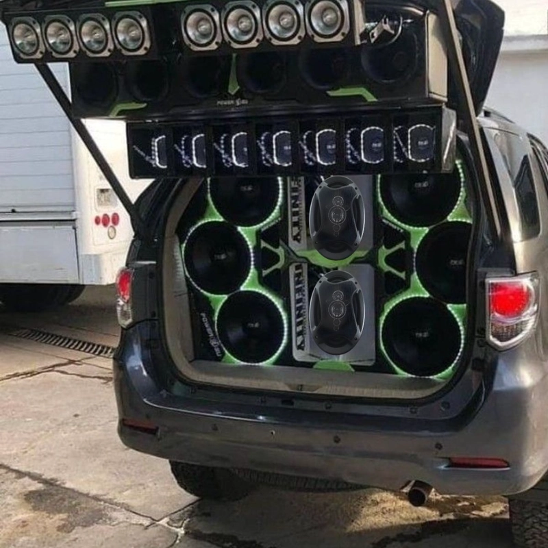 PARLANTE DE AUTO POTENCIA 800W SONIDO MUSICA VEHICULO LAU - 5