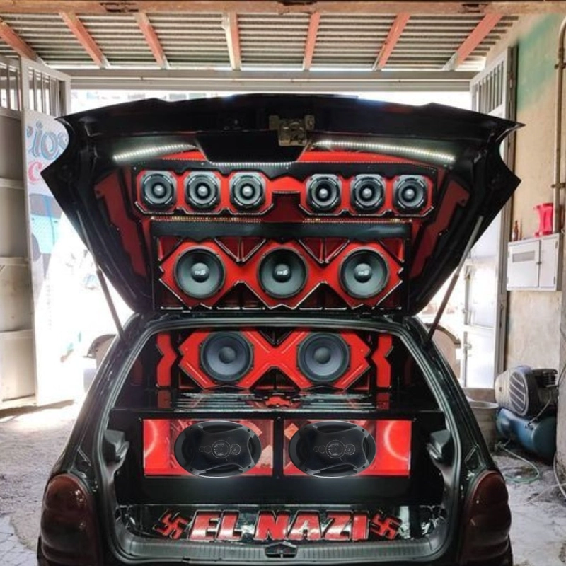 PARLANTE DE AUTO POTENCIA 800W SONIDO MUSICA VEHICULO LAU - 7