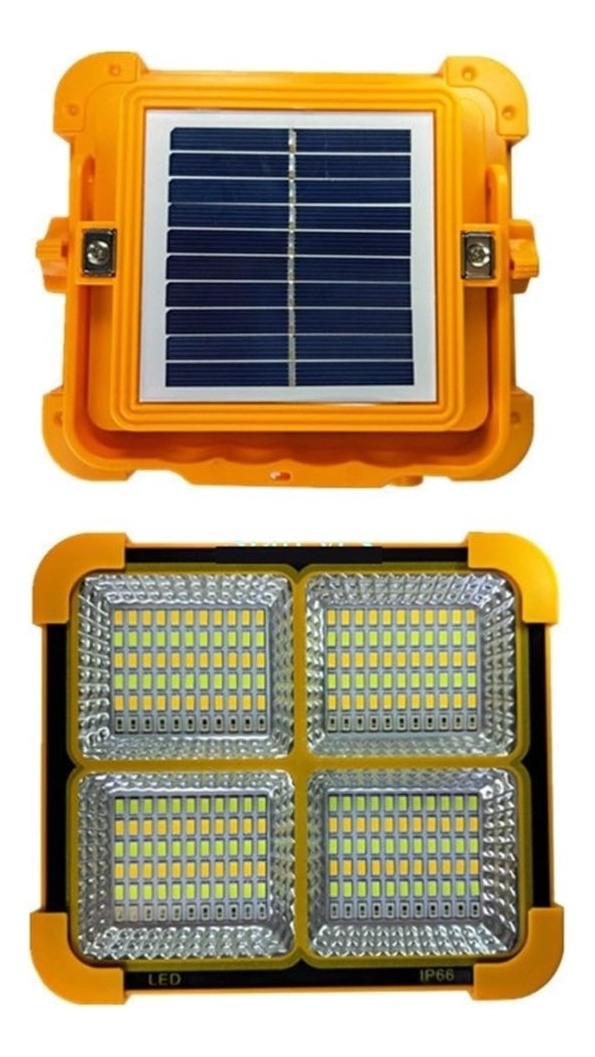 LAMPARA CON PANEL SOLAR LED PORTATIL RECARGABLE CAMPING LAU - 9