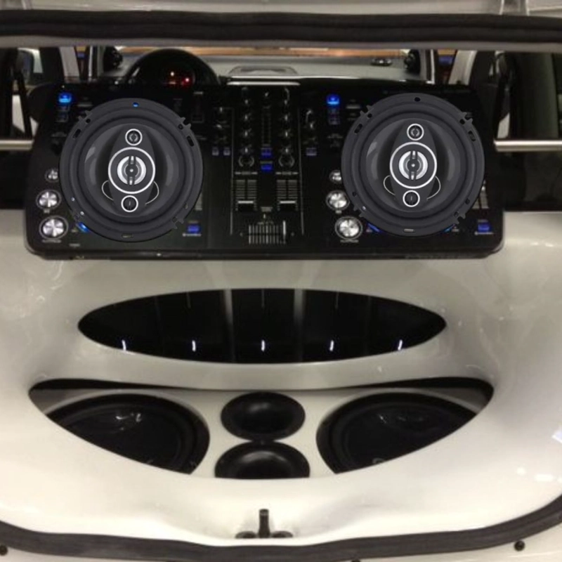 PARLANTE DE AUTO POTENCIA 500W SONIDO MUSICA VEHICULO LAU - 5