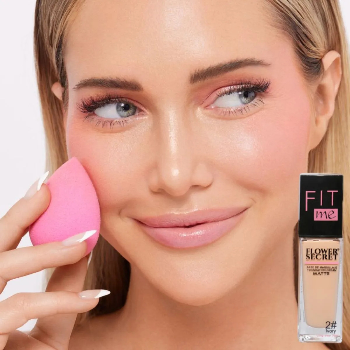 PACK 2 BASES DE MAQUILLAJE LIQUIDA EFECTO MATE 30ML LAU - 1