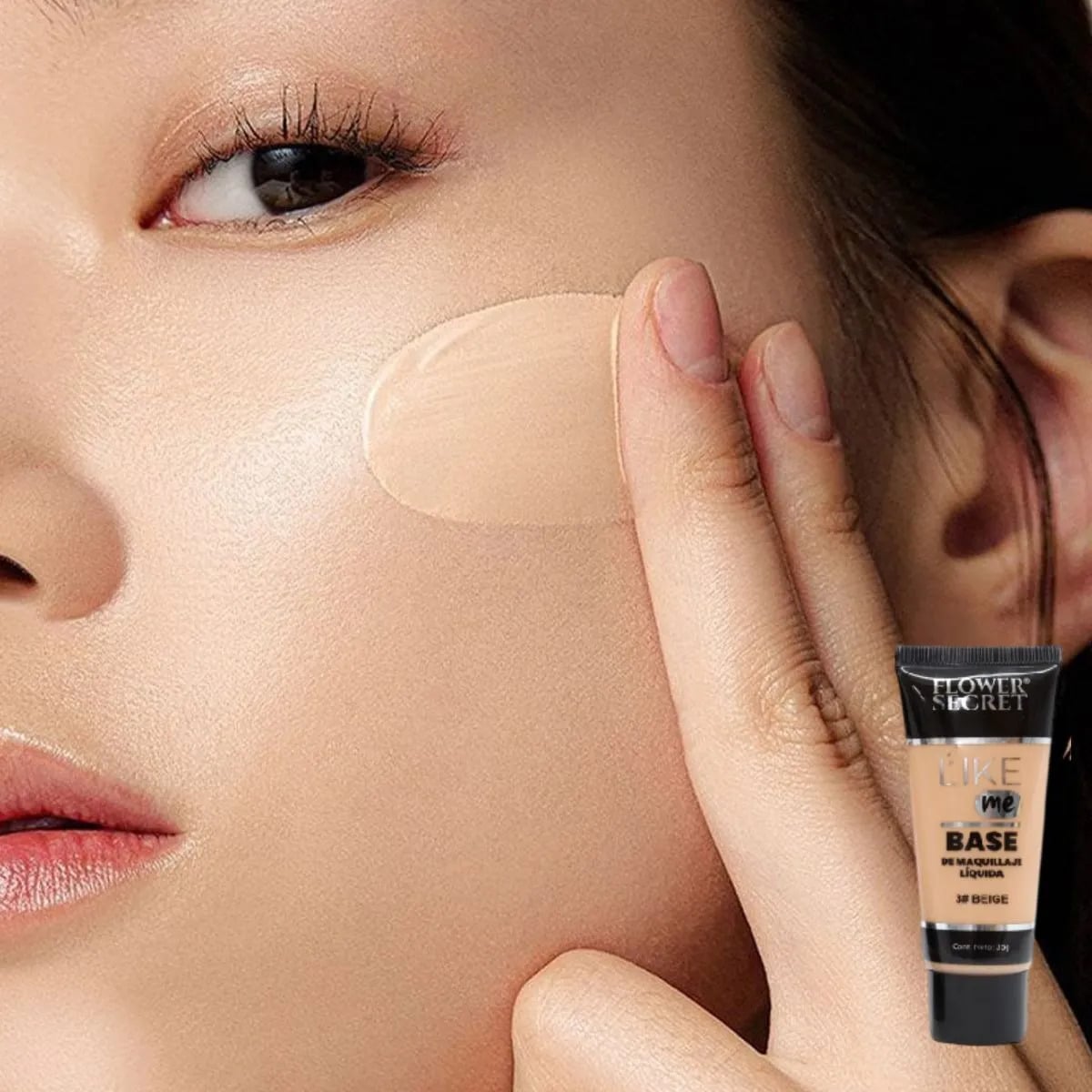 PACK 4 BASES DE MAQUILLAJE LIQUIDA LIKE ME 35G LAU - 2