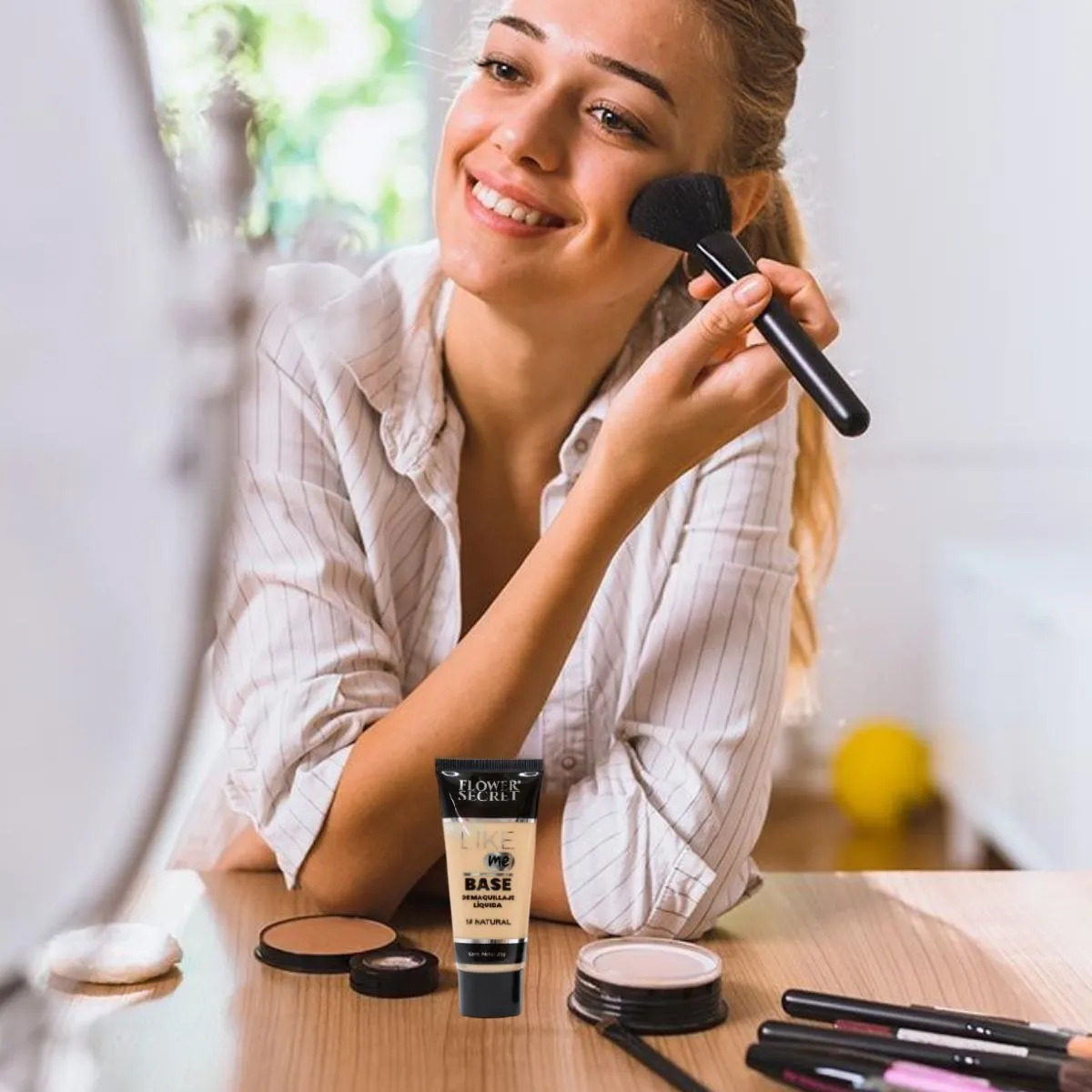 PACK 4 BASES DE MAQUILLAJE LIQUIDA LIKE ME 35G LAU - 7