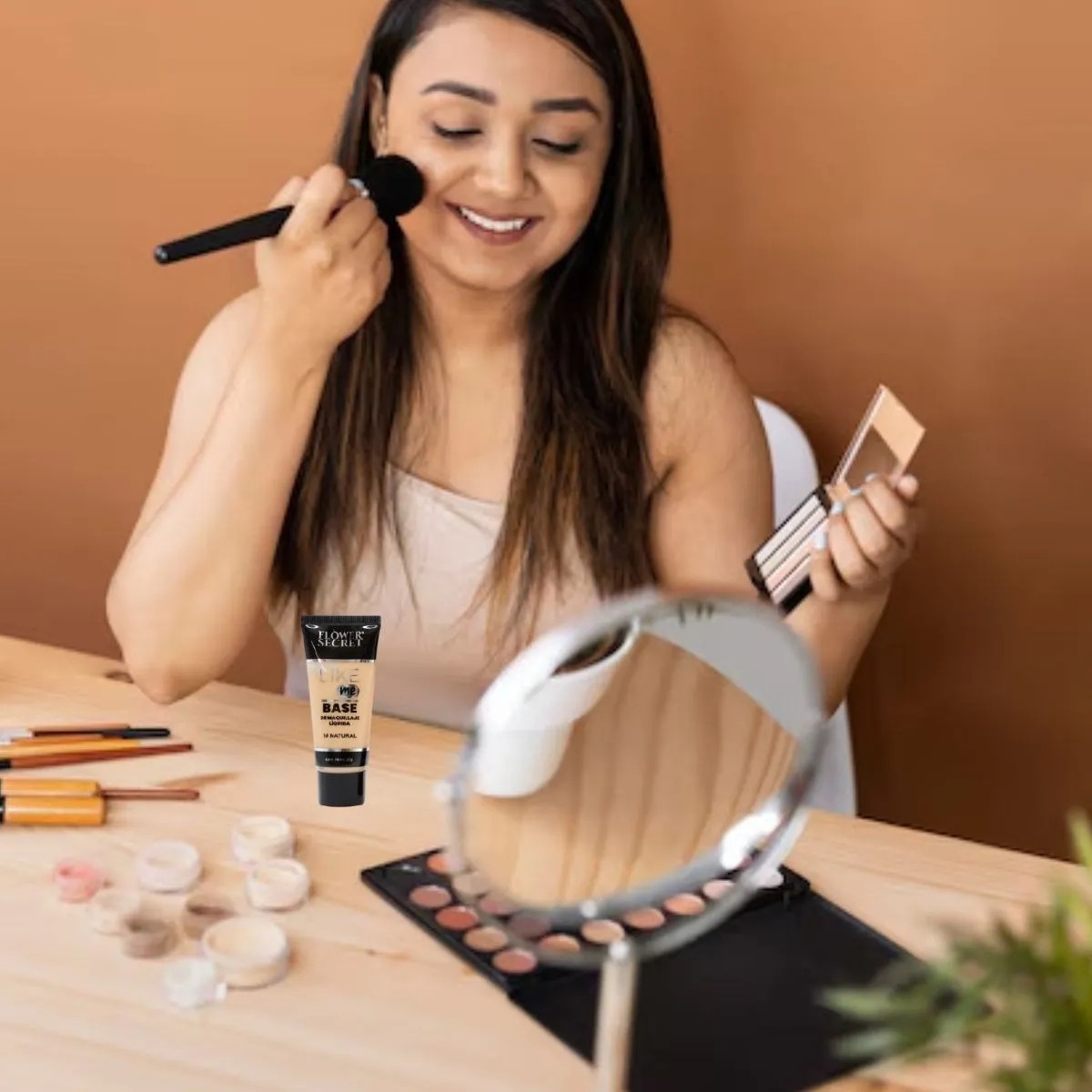 PACK 4 BASES DE MAQUILLAJE LIQUIDA LIKE ME 35G LAU - 9