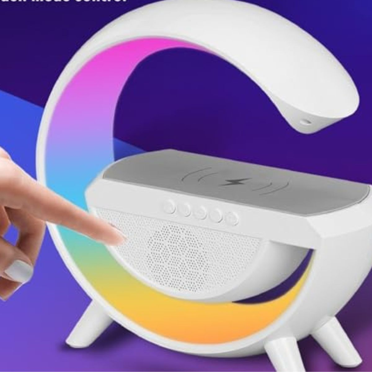 PARLANTE PORTATIL LUCES RGB BLUETOOTH MUSICA INALAMBRICA LAU - 6
