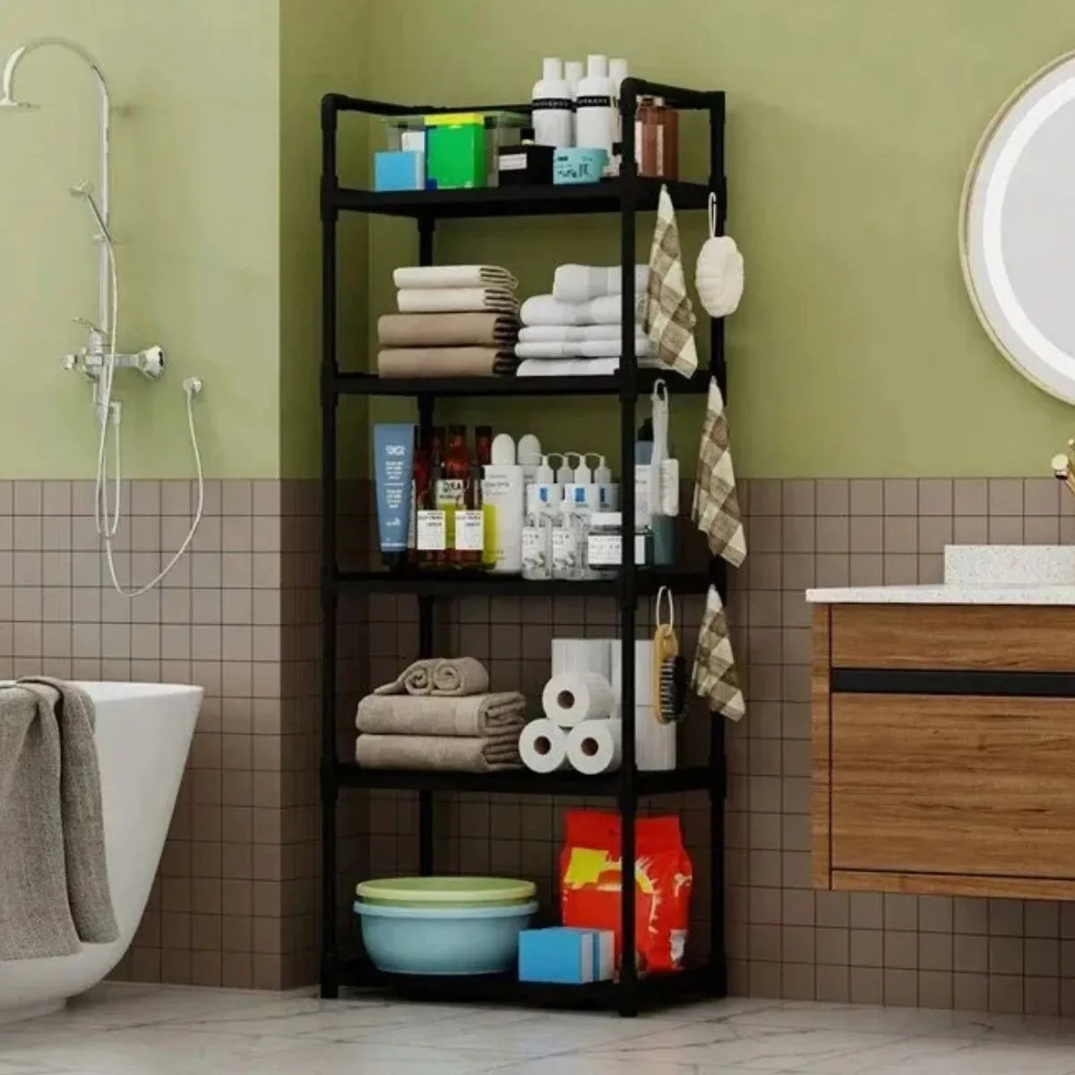 ORGANIZADOR DE COCINA Y BAÑO MULTIUSO HOGAR 5 NIVELES LAU - 3